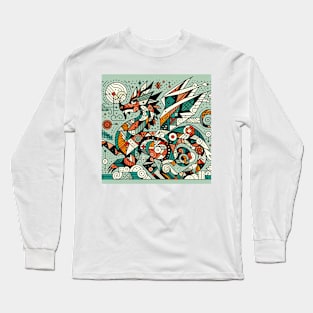 Guardian:Abstract Dragon Art Long Sleeve T-Shirt